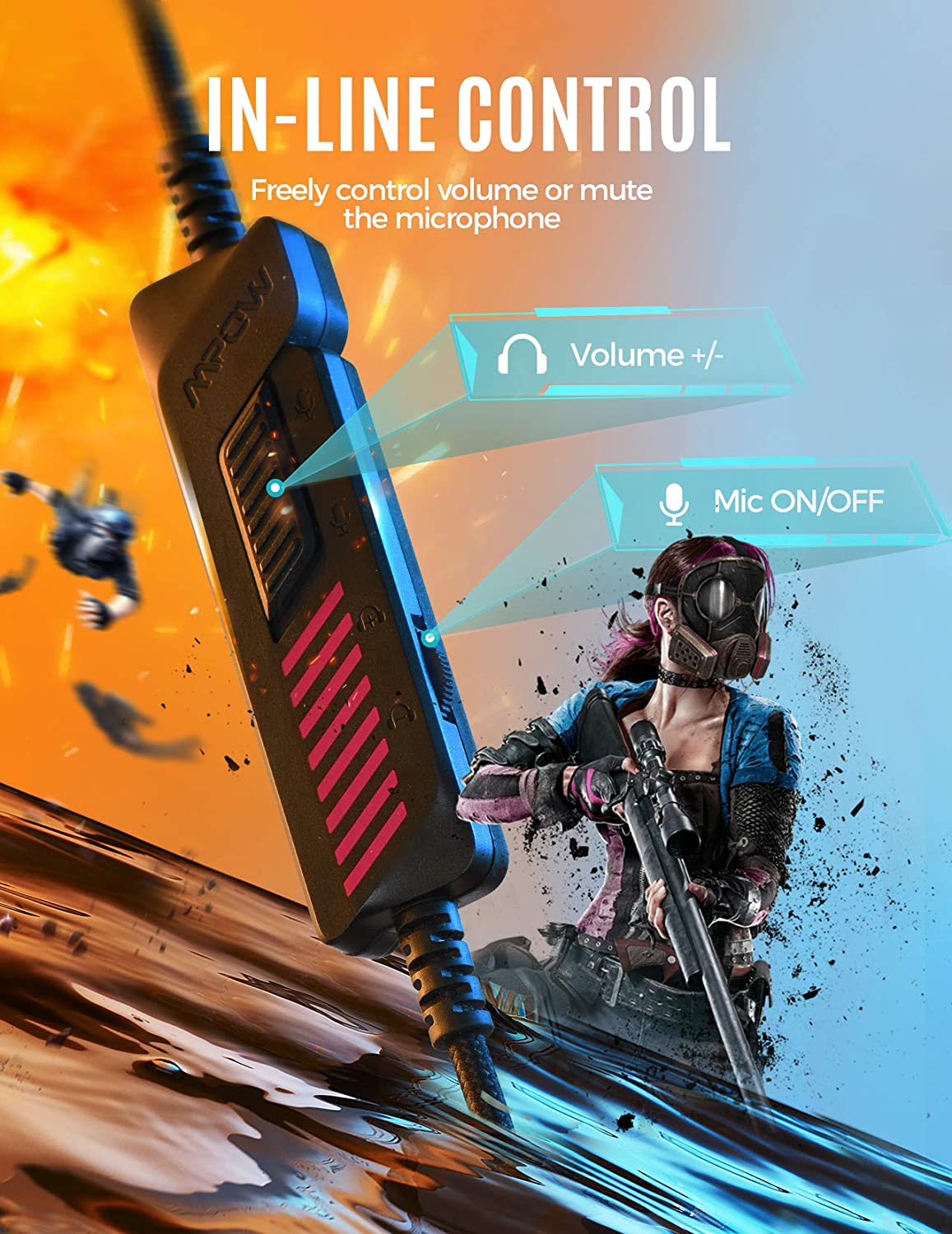 Mpow BH502 Gaming Headset