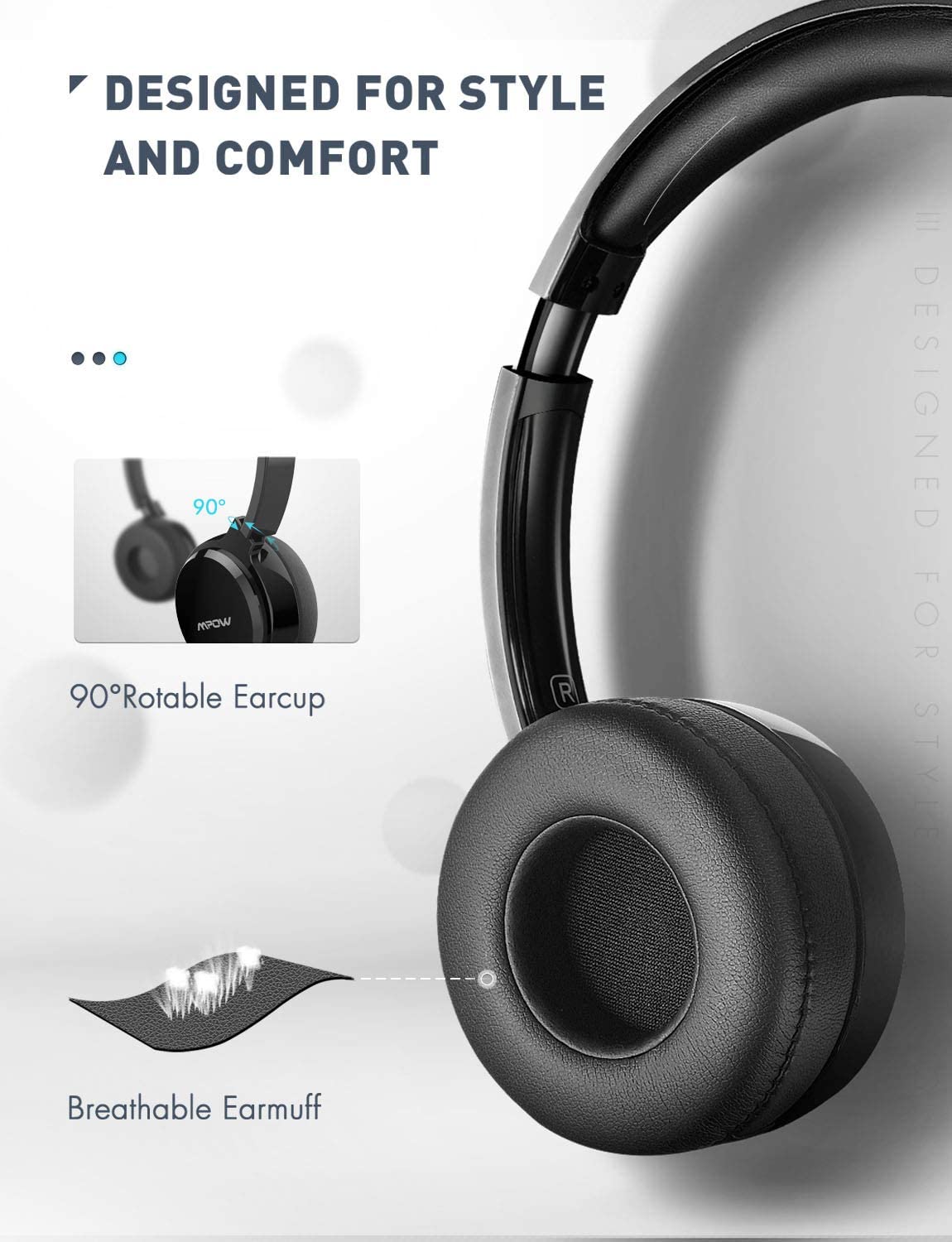 Mpow 071 3.5mm& USB Headset with Microphone