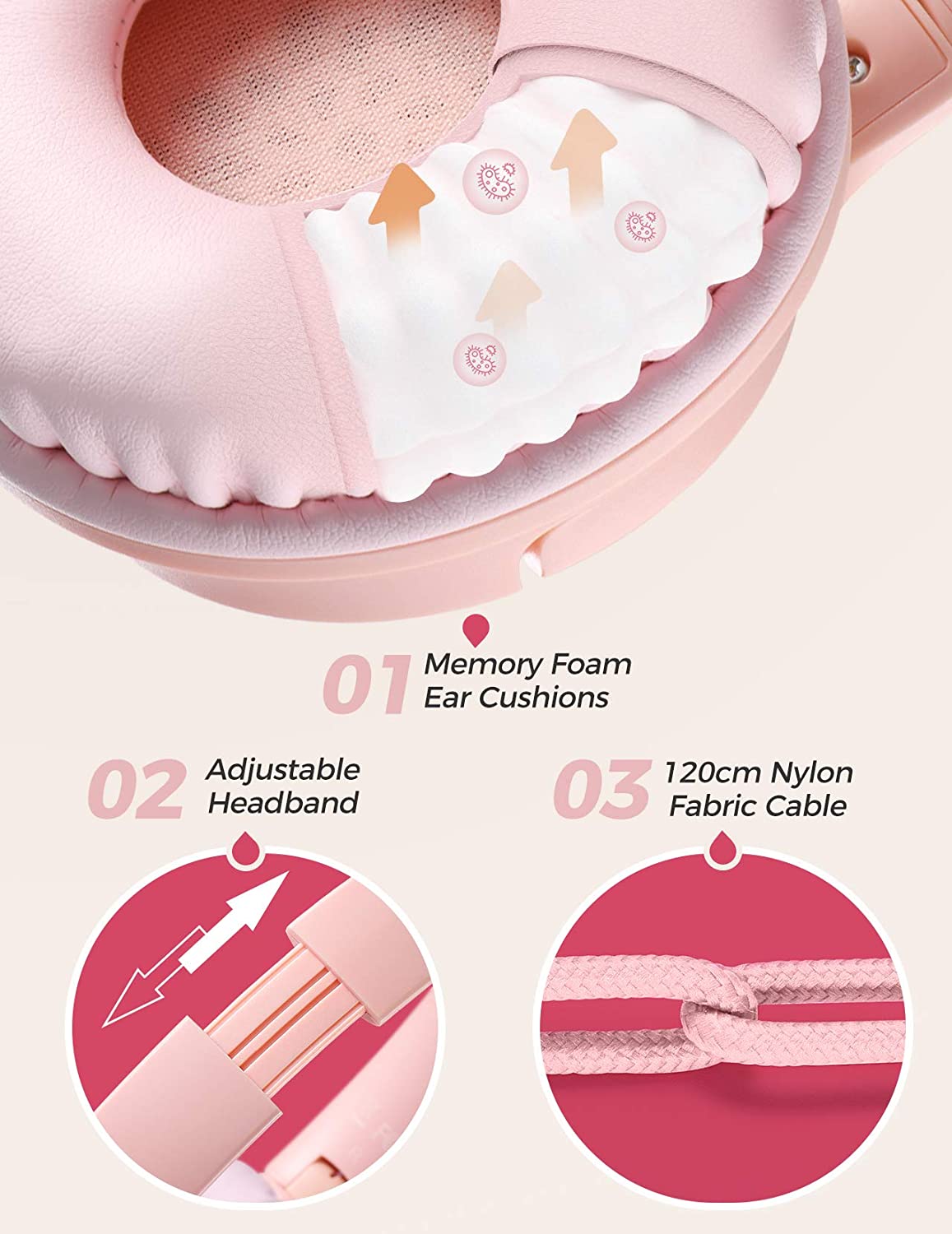 Mpow CHE2 Wired Headphones for Kids