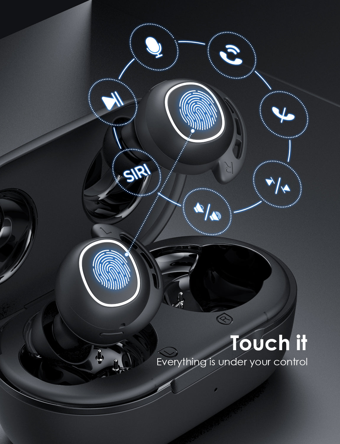 MPOW M30 True Wireless Earbuds with LED Display