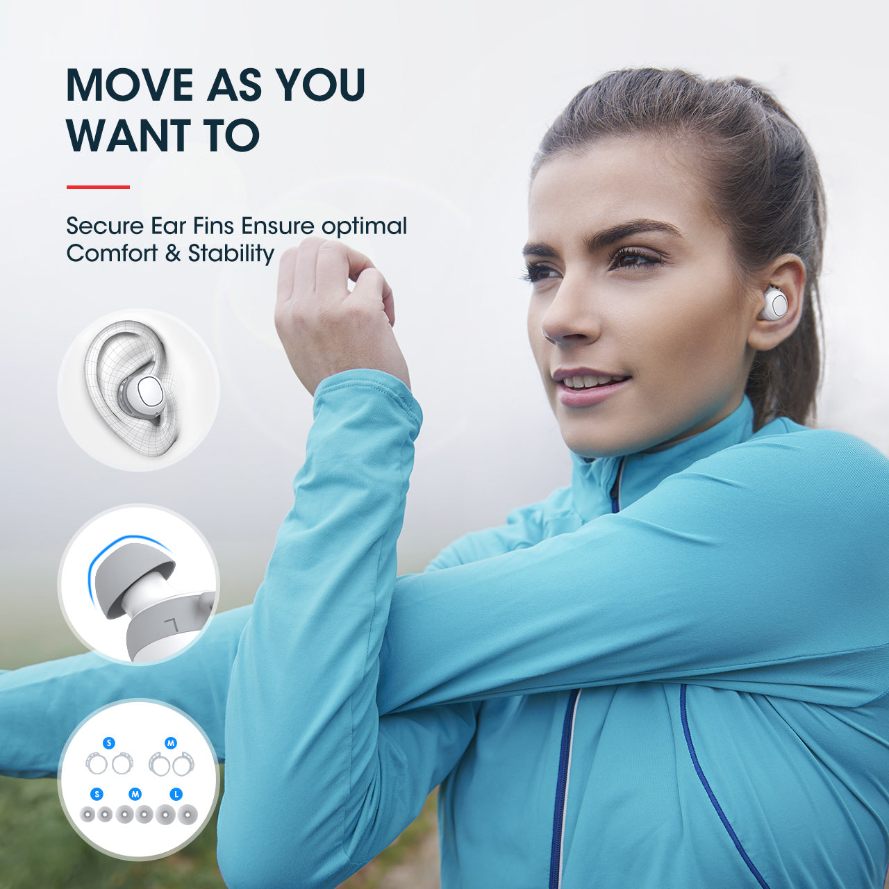 [Official Store] MPOW M30 Colorbuds - White