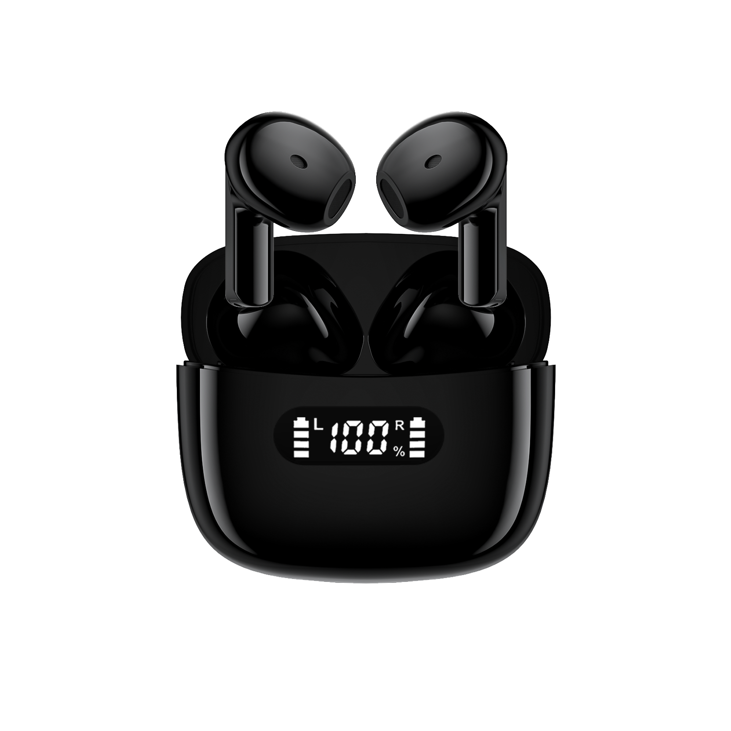 Wireless Earbuds Bluetooth 5.2 Light-Weight HiFi Stereo Headphones with LED Digital Display